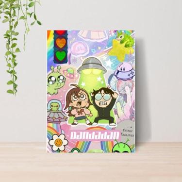 Imagem de Quadro Dan da Dan Anime A4  Placa MDF 16 - Lomi Art