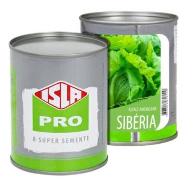 Imagem de Sementes de Alface Americana Siberia Lata C/ 5.000 Sementes - Isla Sem