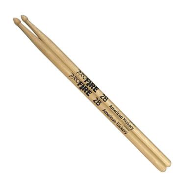 Imagem de Baqueta Pro Fire 2B Ponta Madeira Natural Hickory