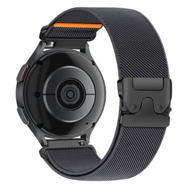 Imagem de Pulseira de nylon elástica para Garmin Venu 3 4 2/Forerunner 965 265,22 mm com fivela esportiva elástica estilo paraquedas para Samsung Galaxy 3 de 45 mm/relógio de 46 mm/Gear S3 Frontier/pulseira