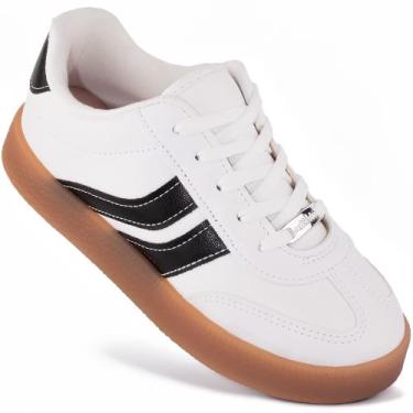 Imagem de Tênis Molekinha Menina Infantil Casual Original 2582-102, Branco, 34