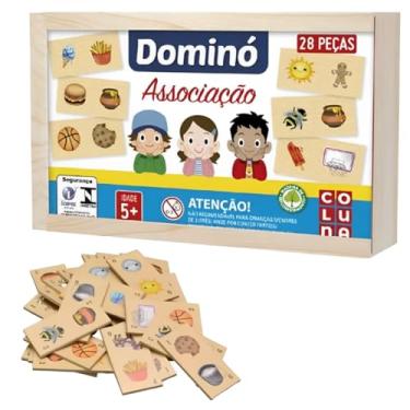 Imagem de DOMINO ASSOCIACAO MADEIRA 28 PCS COLUNA