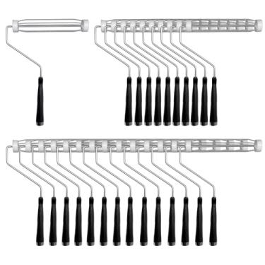 Imagem de LECEHIVO Rolo de pintura com 25 peças, moldura de rolo de pintura de parede de 23 cm, 5 escovas de arame para suprimentos de casa e residências