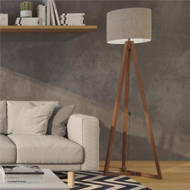 Imagem de Luminaria Piso 1.6 Tripe Integra Finger Abajur Off White