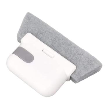 Imagem de Escova de limpeza de trilho de janela 3 em 1, escova de ranhura multiuso com cabeça substituível, peitoril de janela e limpador de trilhos de porta deslizante para azulejos, persianas, aberturas de