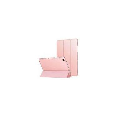 Imagem de Kit Capa Smart Case Samsung Galaxy Tab A7 Lite Caneta Teclado Rose Gol