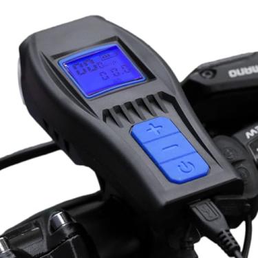 Imagem de Velocímetro de farol, velocímetro de bicicleta,Bicicletas Computador - Velocímetro de bicicletas com luz, computador recarregável usb para bicicletas com luz frontal para bicicletas sujas