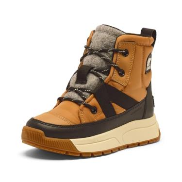 Imagem de Sorel Bota de neve unissex infantil Whitney Iii Mid impermeável, Tawny Buff/Preto, 21