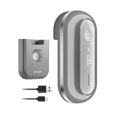 Imagem de Canslab Abridor de latas elétrico retrô, cinza