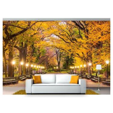 Imagem de Papel De Parede Estrada Caminho Floresta 3D Nes099 - Você Decora