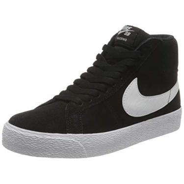 Imagem de Nike Blazer SB Zoom médio, Preto/Branco-Branco-Branco, 42 BR