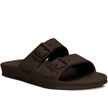 Imagem de Chinelo Infantil Feminino Nº 25 ao 40 Sandália Moda Papete Menina Leve 12.46 (Marrom, BR, Criança de 4 a 8 anos, Numérico, 30)