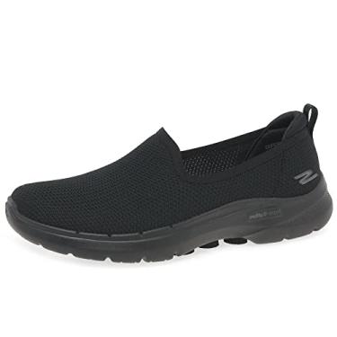 Imagem de Skechers Tênis feminino Go Walk 6-Clear Virtue, Preto, 6.5