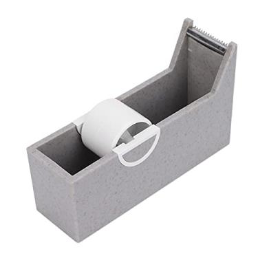 Imagem de Dispensador portátil de fita para extensão de cílios, lâmina de aço inoxidável, suporte para cortador de fita de mesa para salão de beleza, para escritório, casa, salão de beleza, (Cinza)