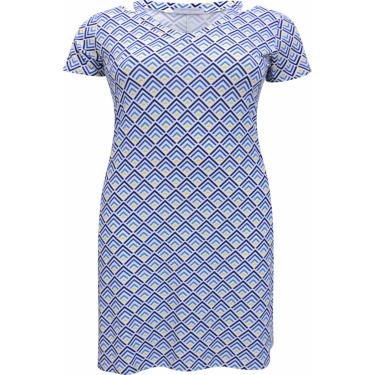 Imagem de Vestido Pau a Pique estampado Azul AZUL - P