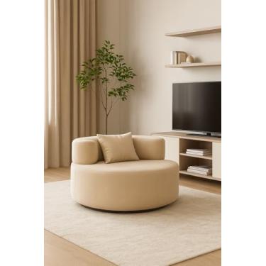 Imagem de Poltrona Sofá Prensado na Caixa Pluff Pávia D33 Design e Conforto