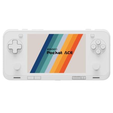 Imagem de AYANEO Pocket ACE-4.5 Inches 1620x1080 (Screen Ratio: 3:2) Touch screen Handheld Android 13 OS Game Console Tablet PC 16GB LPDDR5X, 512GB Storage,BT 5.3 (White)