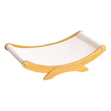 Imagem de Bothyi Arranhador para gatos, cama, espreguiçadeira, sofá, cama, cadeira, arranhador, proteção para móveis, almofada de madeira para arranhar, rede para, Estilo Scratch Carpet