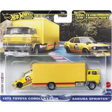Imagem de Hot Wheels - 1972 Toyota Corolla Levin e Sakura Sprinter - Team Transport - JBM34