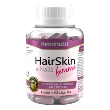 Imagem de Maxinutri, HairSkin Femme Biotina e Minerais 90 Capsulas Maxinutri