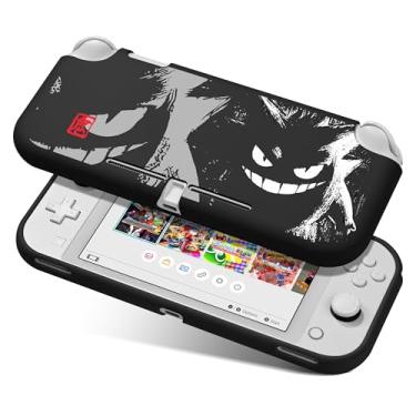 Imagem de Xcitifun Protective Case Designed for Nintendo Switch Lite Soft TPU Cases for Girls Boys Kids Cute Kawaii Character Cartoon Protect Shell Compatible with Nintendo Switch Lite Cover - Comics Black