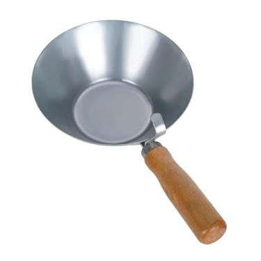 Imagem de Fenteer Pá de cimento em aço carbono espesso, para misturar argamassa, com cabo ergonômico. Ideal para reboco e drywall.