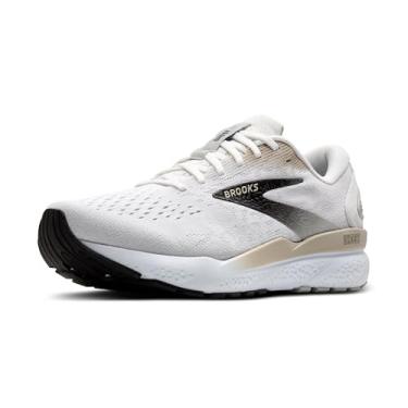 Imagem de Brooks Tênis de corrida masculino Ghost 16 Neutral, Branco/creme/rosa, 46