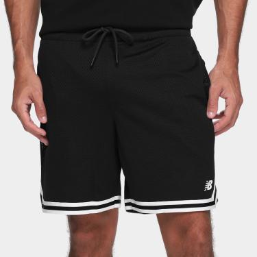 Imagem de Shorts New Balance Knit Hoops Mesh Masculino-Masculino