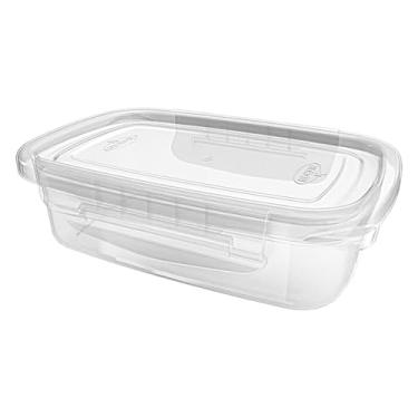 Imagem de POTE RASO MEDIO C/TRAVAS 500 ML NATURAL