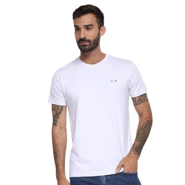 Imagem de Camiseta Masculina Básica Vih Triny com Bordado Algodão Premium Itália-Masculino