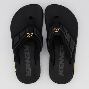 Imagem de Chinelo Kenner Kivah Full Force Gold Preto-Masculino