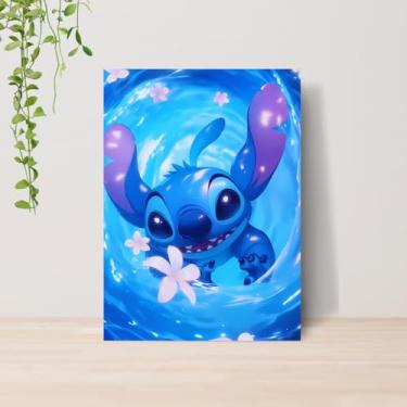 Imagem de Genérico, Quadro Lilo e Stitch Infantil A4 | Placa MDF 07
