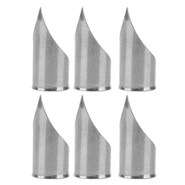 Imagem de Ainoli 6 peças pescador de lapela de dedo de aço inoxidável fivela de lapela rápida design ferramentas de lapela de dedo para costura de fábrica de roupas