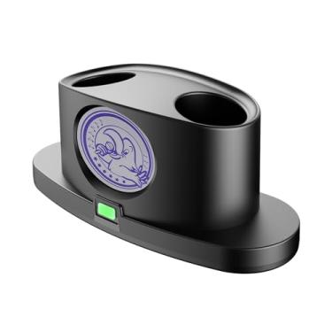 Imagem de Sanpyl Doca de Carregamento de Microfone Universal Carregador de Suporte de Microfone Versátil para Várias Ocasiões Fonte de Alimentação Confiável para Todas As Necessidades de Som Plástico Preto