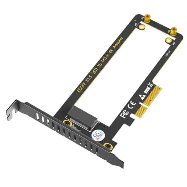 Imagem de PCI-E 4.0 4X para NVMe Régua 1U GEN-Z EDSFF 9,5 mm 15 mm 25 mm Espessura Curto SSD E1.S com dissipador de calor PM9A3 PM9D3 P5801X Adaptador de Transportadora
