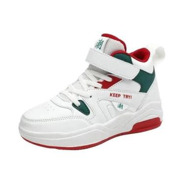 Imagem de Tênis De Basquete Infantil Duráveis, Respiráveis, Antiderrapantes E Le