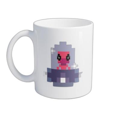 Imagem de Caneca Xícara de Café Porcelana 300ml Com Desenho Retrô De Jogos Video