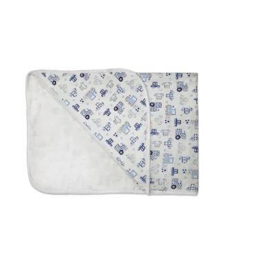 Imagem de Toalha com Capuz Bebê Infantil Menina Menino, 100% Algodão, 80x80cm, Fio 30.1 Penteado, (BABY MÓVEL)