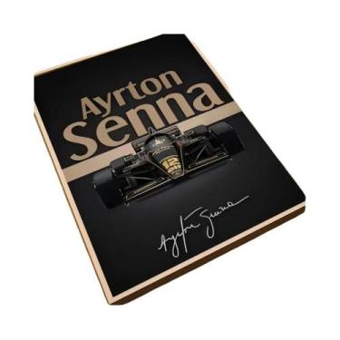 Imagem de Pôster Clássico Vintage De Ayrton Senna, Adesivo Artístico À Prova d'Á