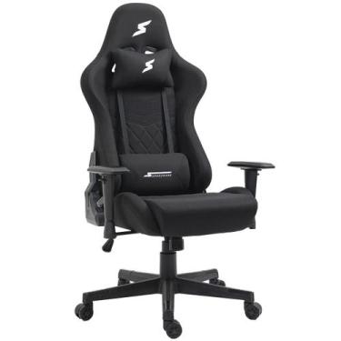 Imagem de Cadeira Gamer SuperFrame Sport, Reclinável, 2D, Preta