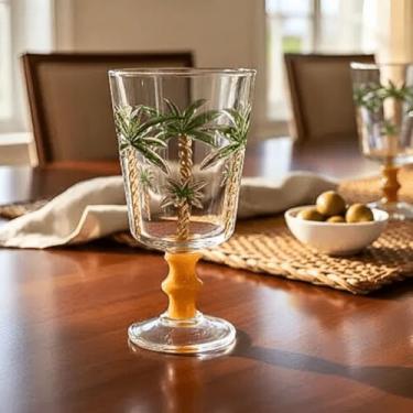 Imagem de Taças Jarra Queijeira Vidro Agua Vinho Coqueiro Trancoso (6 Taças)