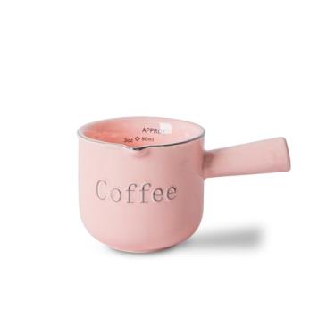 Imagem de Copo medidor de café de cerâmica, copo de extração de café expresso com medida - ideal para leite condensado, mel, molho, mini itens para utensílios de cozinha e suprimentos de cozinha doméstica