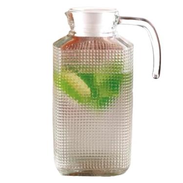 Imagem de Jarra de Vidro Suco Água Refri Rubi Com Tampa Luxo Resistente 1,8 Litro(3)