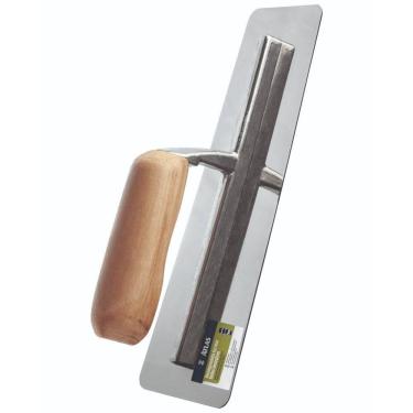 Imagem de Desempenadeira De Aço Inox Para Efeitos Com Cabo De Madeira - At113 - Pinceis Atlas