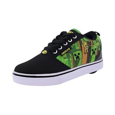 Imagem de HEELYS Unissex-adulto Minecraft Pro 20 (criança pequena/criança grande), preto/verde/amarelo, 38 BR