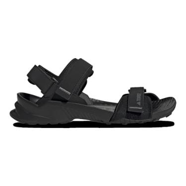 Imagem de adidas Sandálias unissex para caminhadas Terrex Hydroterra, Preto/Preto/Cinza, 12 Women/11 Men