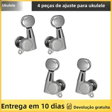 Imagem de Fechado Estilo Ukulele Tuning Key para 4 cordas Ukelele, Tuners, Uke B