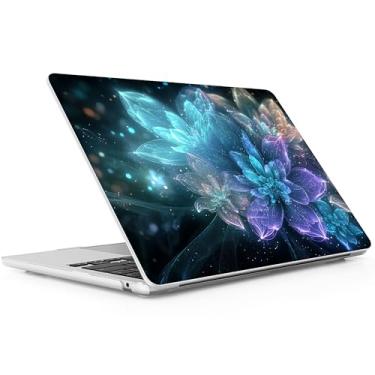 Imagem de Lepeoac Capa para MacBook Air de 13,5 polegadas M4 M3 M2 2025 versão 2024-2022 modelo A3240 A3113 A2681, capa rígida de plástico resistente e protetor de tela para MacBook Air M2 de 13 polegadas