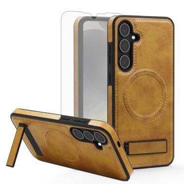 Imagem de Asuwish Capa de telefone compatível com S25 Plus JDCXQZJ EUA marrom