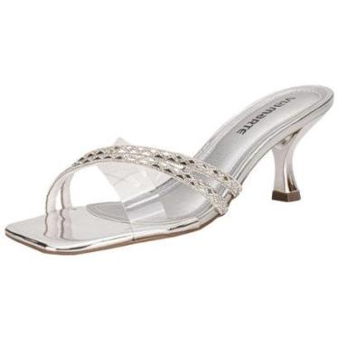 Imagem de Tamanco Feminino Salto Taça Via Marte 177025-Feminino